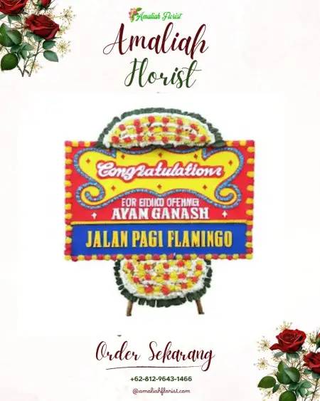 Sewa Papan Bunga Rajekwesi